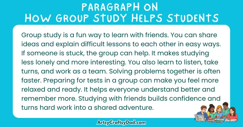 Essay & Paragraph on How Group Study Helps Students for Grades 2 to 10 Students