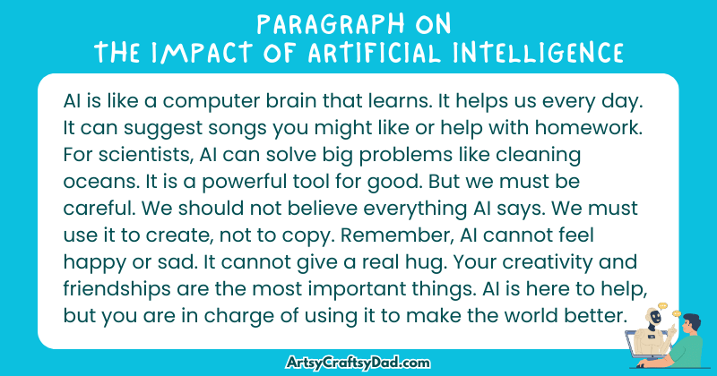 Essay & Paragraph on The Impact of Artificial Intelligence for Grades 3 to 10