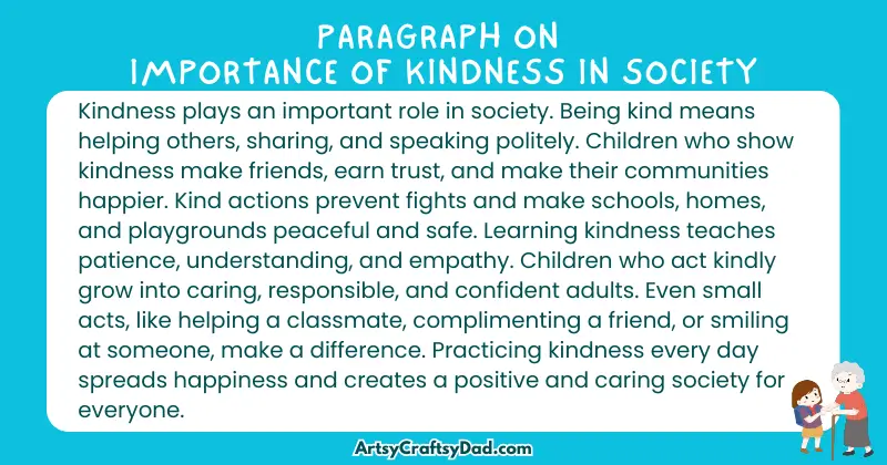Essay & Paragraph on Importance of Kindness in Society for Grades 2 to 9