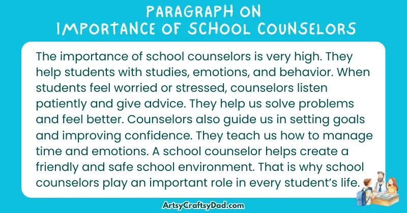 Essay & Paragraph on Importance of School Counselors for Grades 4 to 10
