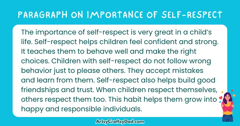 Essay & Paragraph on Importance of Self-Respect for Grades 4 to 10