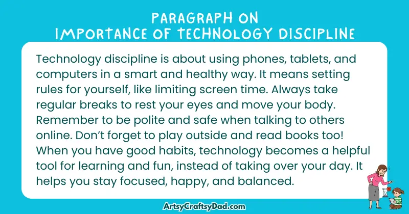 Essay & Paragraph on Importance of Technology Discipline for Grades 3 to 10 Students