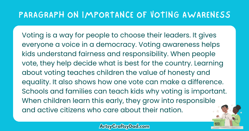Essay & Paragraph on Importance of Voting Awareness for Grades 3 to 10