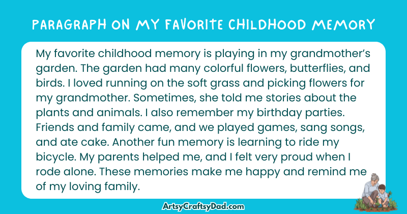 Essay on My Favorite Childhood Memory for Grades 1 to 10