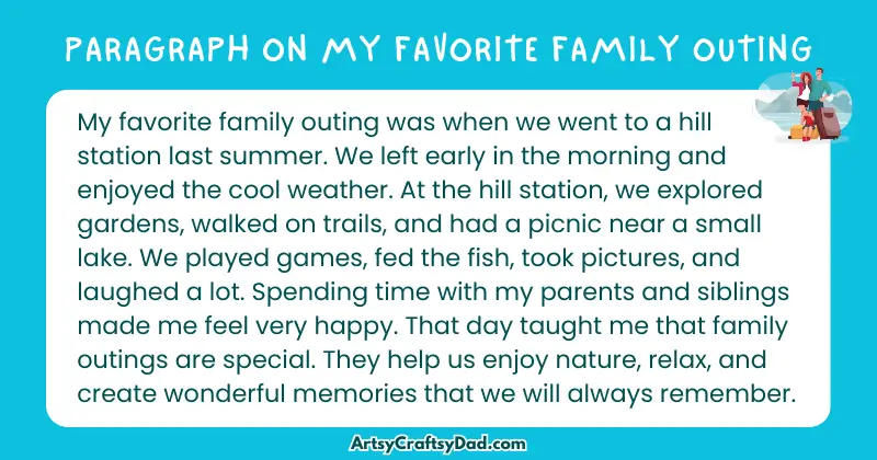 Essay & Paragraph on My Favorite Family Outing for Grades 2 to 8