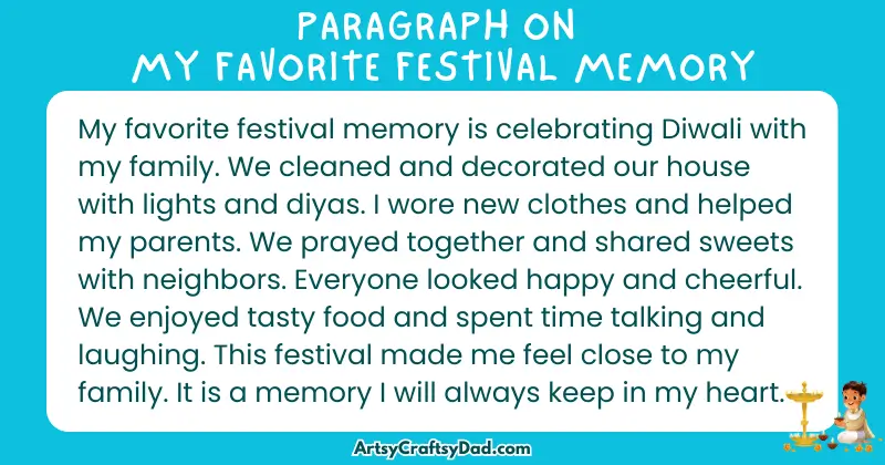 Essay & Paragraph on My Favorite Festival Memory for Grades 3 to 8