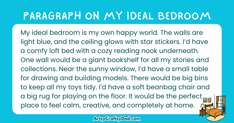 Essay on My Ideal Bedroom for Grades 2 to 10