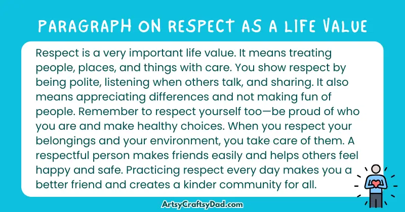 Essay & Paragraph on Respect as A Life Value for Grades 3 to 10 Students