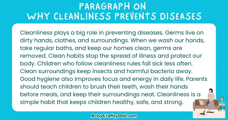 Essay & Paragraph on Why Cleanliness Prevents Diseases for Grades 3 to 10