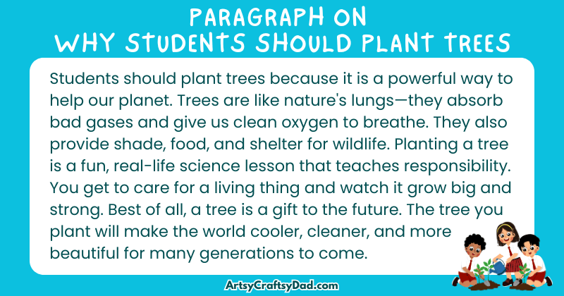 Essay & Paragraph on Why Students Should Plant Trees for Grades 2 to 10