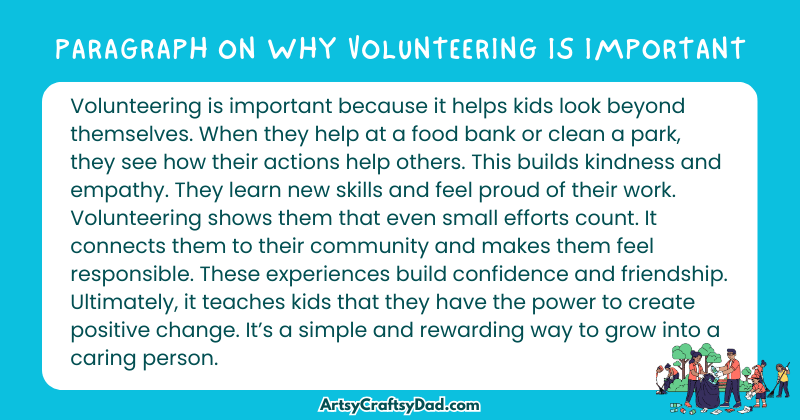 Essay & Paragraph on Why Volunteering is Important for Grades 4 to 10