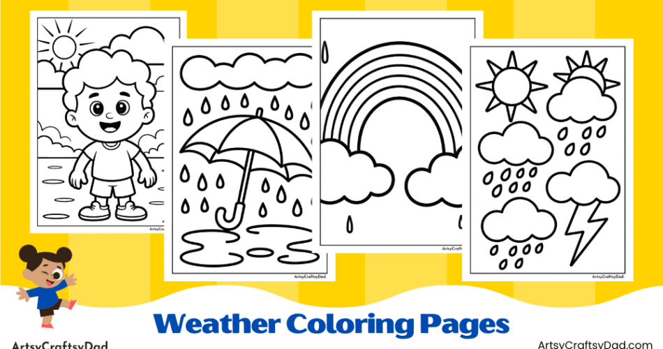Weather Coloring Pages for Kids