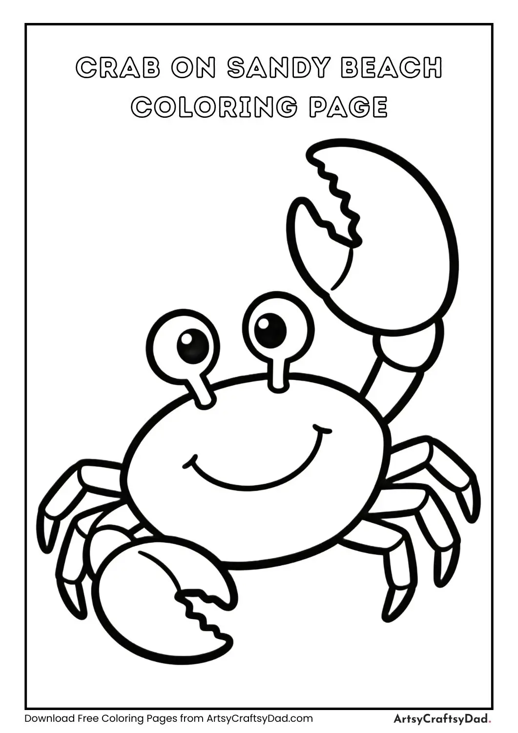 happy cartoon cab coluring page for kids