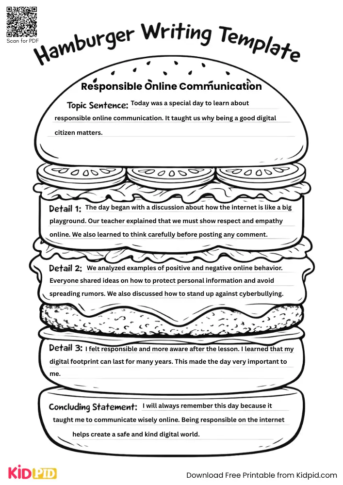 Hamburger Paragraph on 'Responsible Online Communication' (Free Template)