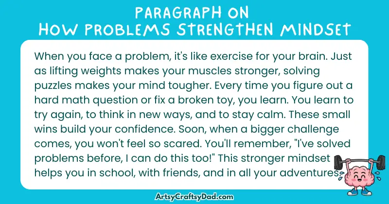 Essay & Paragraph on How Problems Strengthen Mindset for Grades 3 to 10