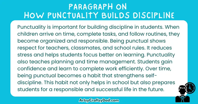 Essay & Paragraph on How Punctuality Builds Discipline for Grades 3 to 8