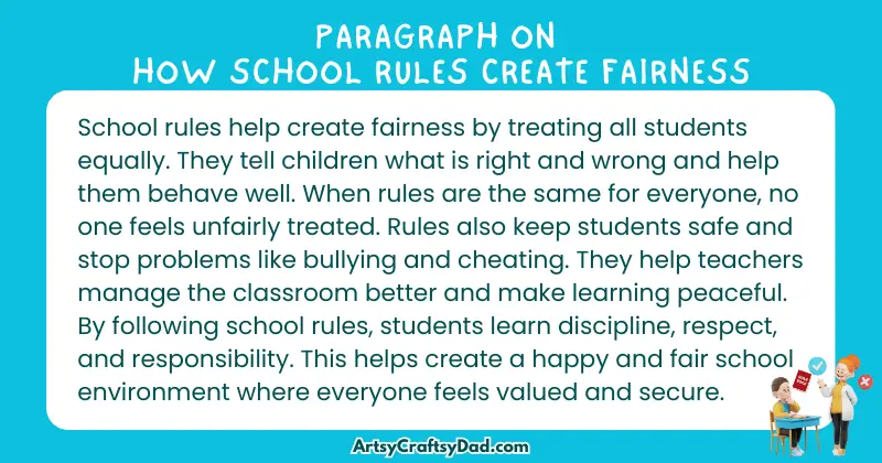 Essay & Paragraph on How School Rules Create Fairness for Grades 2 to 10
