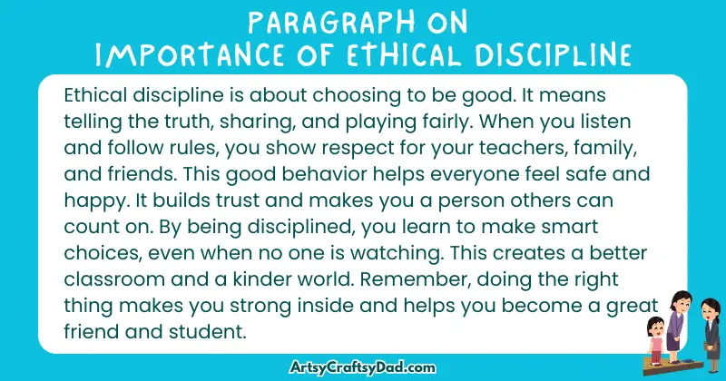 Essay & Paragraph on Importance of Ethical Discipline for Grades 3 to 10
