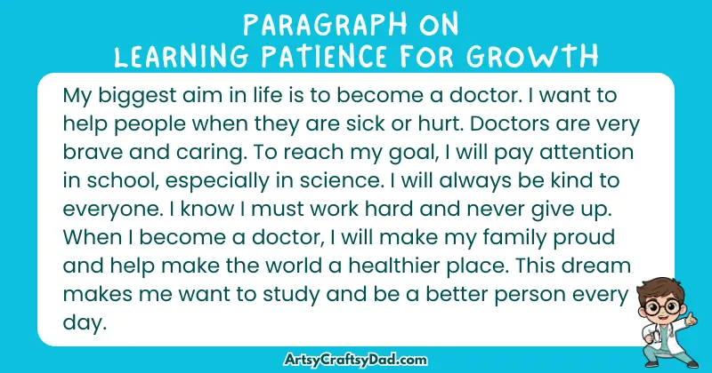 Essay & Paragraph on Learning Patience for Growth for Grades 3 to 10