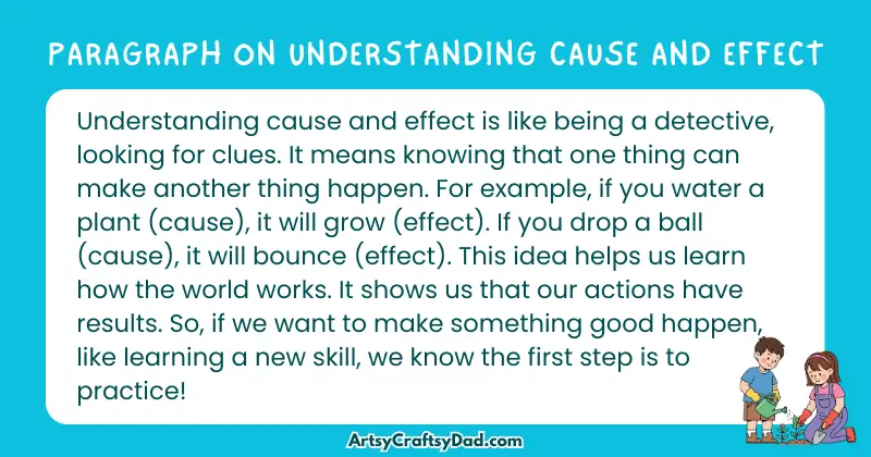 Essay & Paragraph on Understanding Cause And Effect for Grades 2 to 10 Students