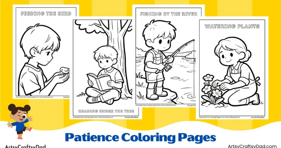 Patience Coloring Pages for Kids