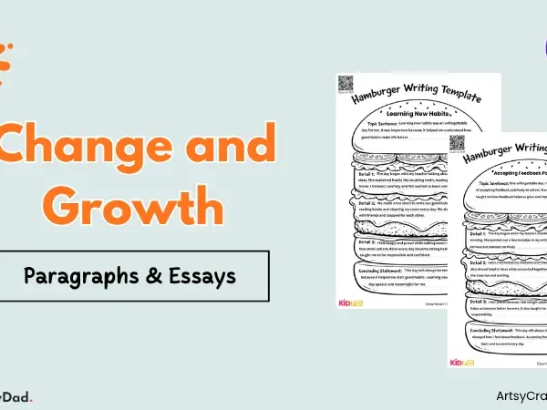 Change and Growth Paragraphs and Essays for Kids