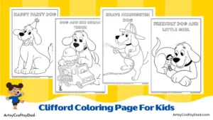 Clifford Coloring Pages for Kids