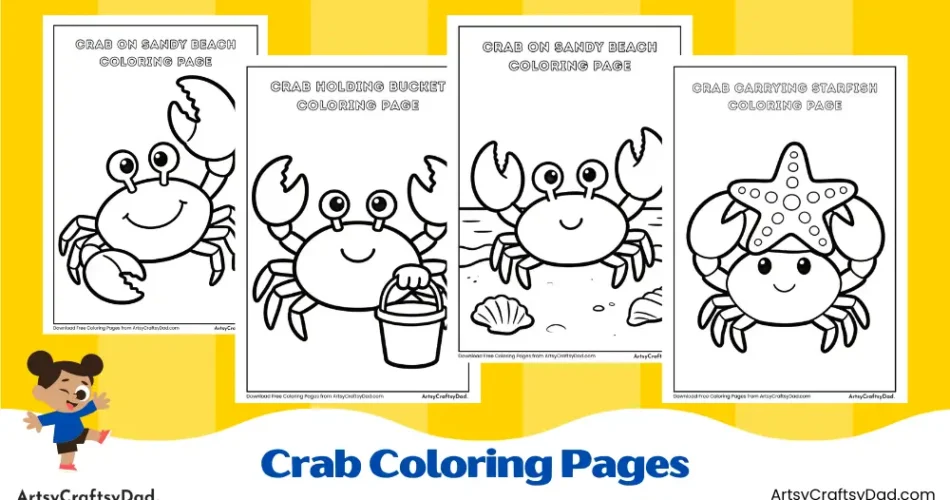 Crab Coloring Pages