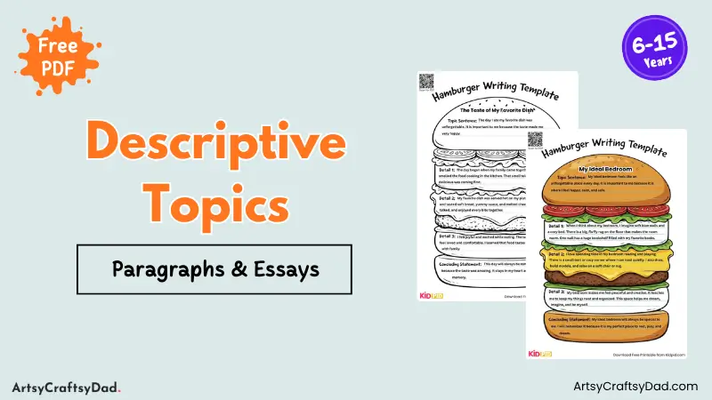 Descriptive Topics Writing Paragraphs and Essays for Kids