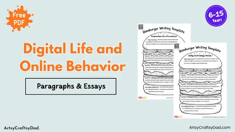 Digital Life and Online Behavior Paragraphs and Essays for Kids