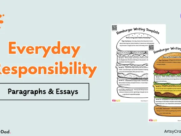 Everyday Responsibility Paragraphs and Essays for Kids