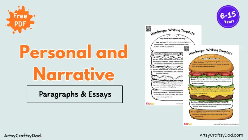 Personal and Narrative - Paragraph and Essay For Kids