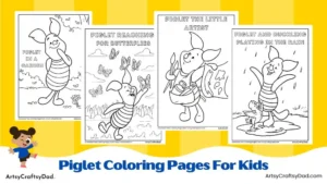 Printable Piglet Coloring Pages for Kids