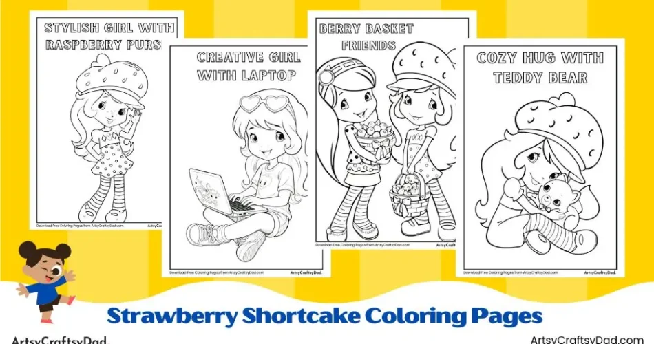 Strawberry Shortcake Coloring Pages for Kids
