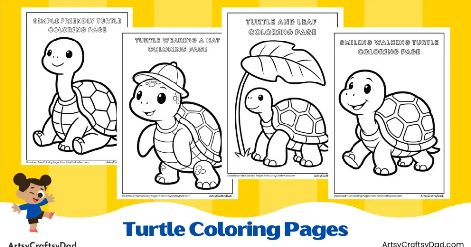 Turtle Coloring Pages for Kids